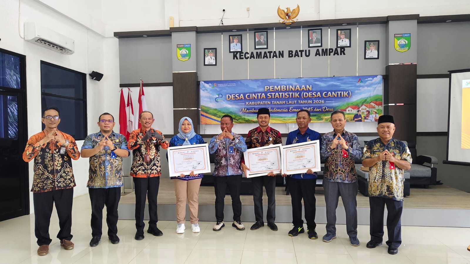 Sosialisasi dan Pencanangan Progam Desa cinta Statistik (Desa Cantik)